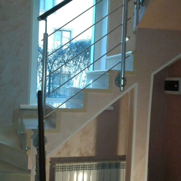 фото ограждение лестницы в интерьере